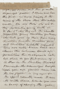 letter from Frederick Douglass to Oliver Otis Howard, July 13, 1870, page 3