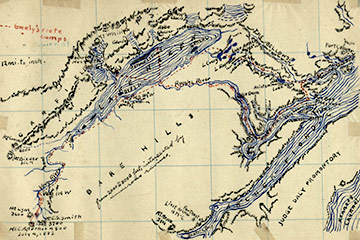 Crocker Land Expedition map