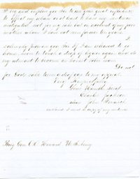 letter from Charles Jackson to Oliver Otis Howard, February 15, 1875, page 2