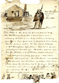 letter from Oliver Otis Howard to son, Guy, December 25 1861, page 1