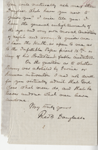 letter from Frederick Douglass to Oliver Otis Howard, July 13, 1870, page 5