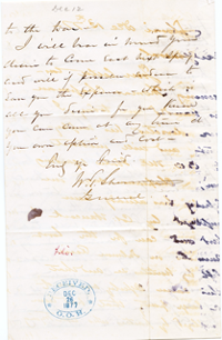 letter from William T. Sherman to Oliver Otis Howard, December 12, 1877, page 4