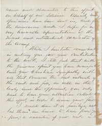 letter from Wm Oland Bourne to Oliver Otis Howard, November 21, 1865, page 2
