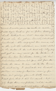 letter from Lizzie Howard to Oliver Otis Howard, November 27, 1864, page 1