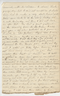 letter from Lizzie Howard to Oliver Otis Howard, November 27, 1864, page 4