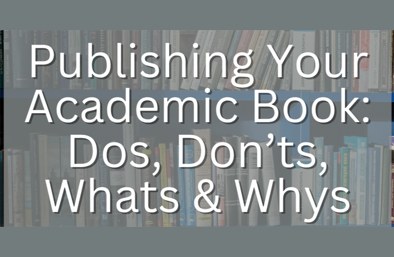 publishing your academic book event