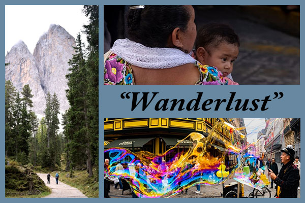 collage of student travels
